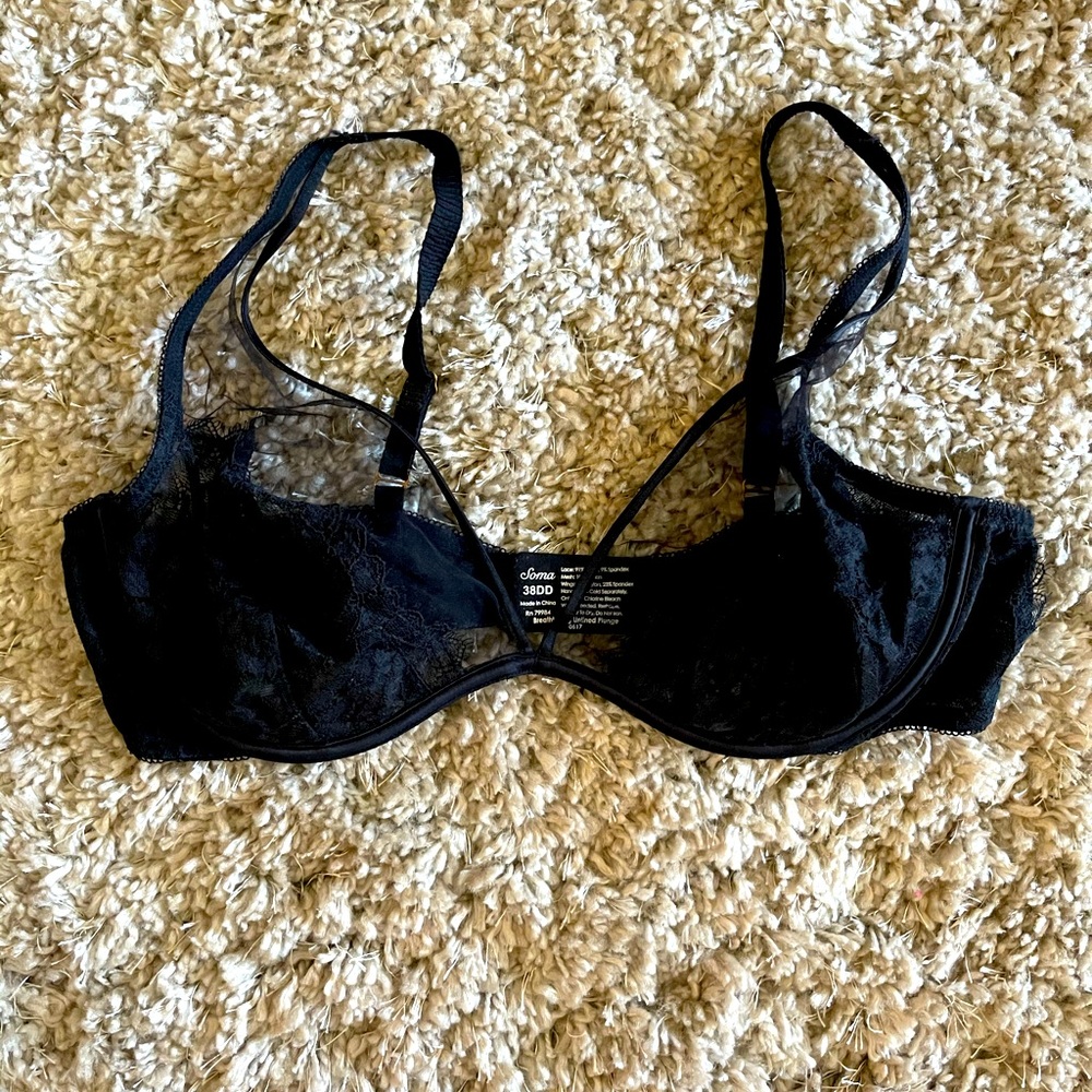 sheer, sexy Soma bra.